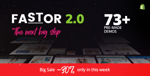 Fastor - Multipurpose Shopify Sections Theme - Fashion Shopify