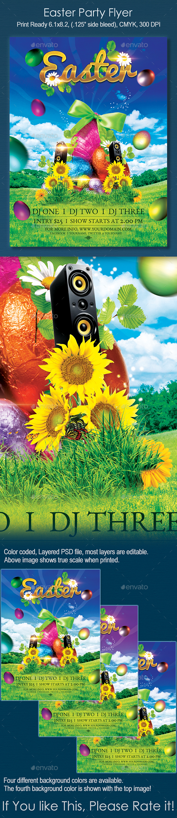 Easter Party Flyer - Holidays Events