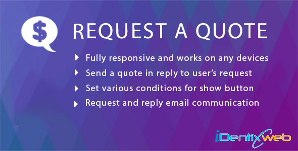 Request A Quote - CodeCanyon 20254247