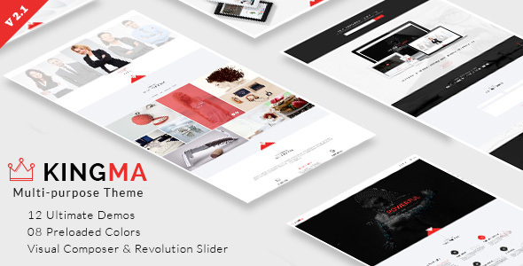 KingMa | Creative Business Onepage & MultiPage Theme - Creative WordPress