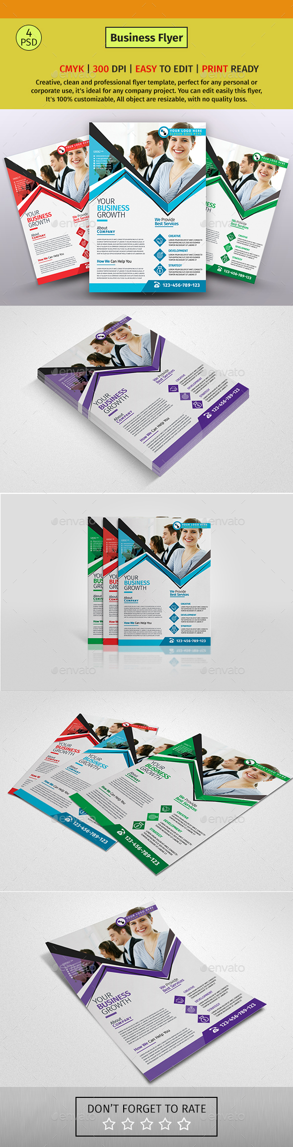 A4 Corporate Business Flyer #135 - Corporate Flyers
