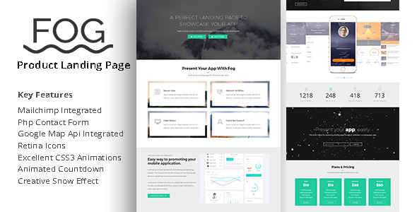 Fog - Product Landing Page - Landing Pages Marketing