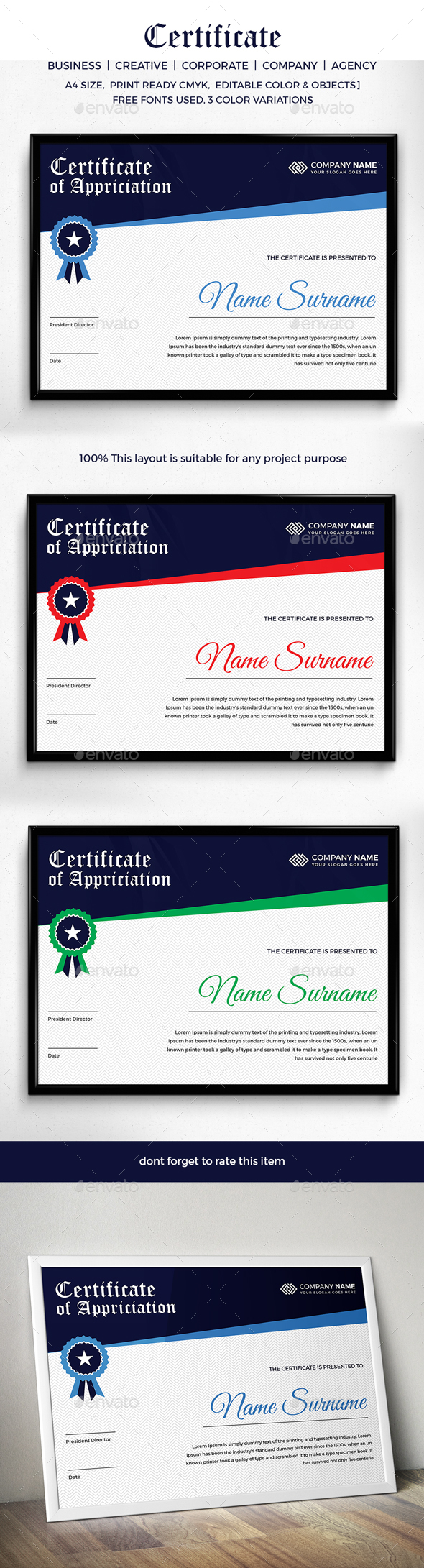 Certificate - Certificates Stationery