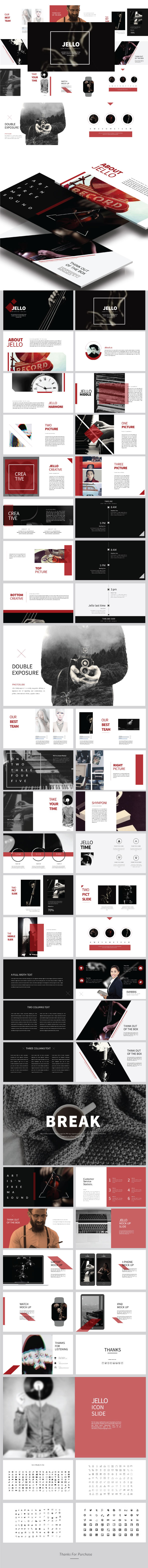 Jello - Keynote Presentation - Keynote Templates Presentation Templates