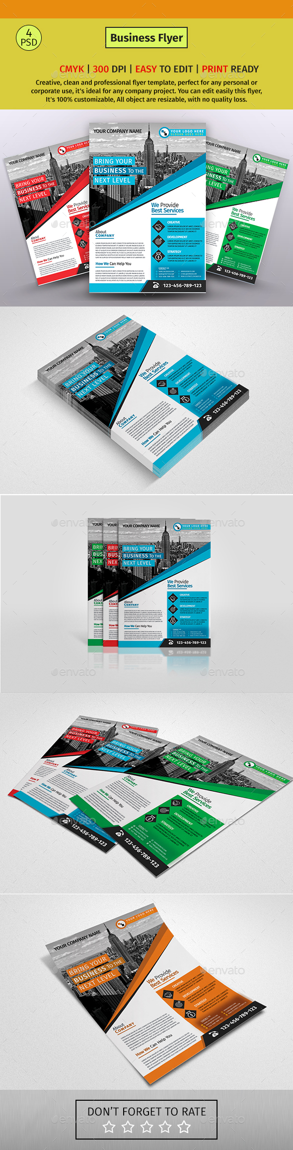 A4 Corporate Business Flyer #136 - Corporate Flyers