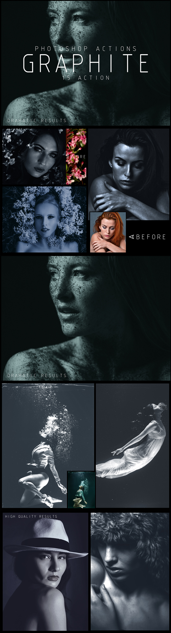 Graphite Photoshop Actions - Photo Effects Actions
