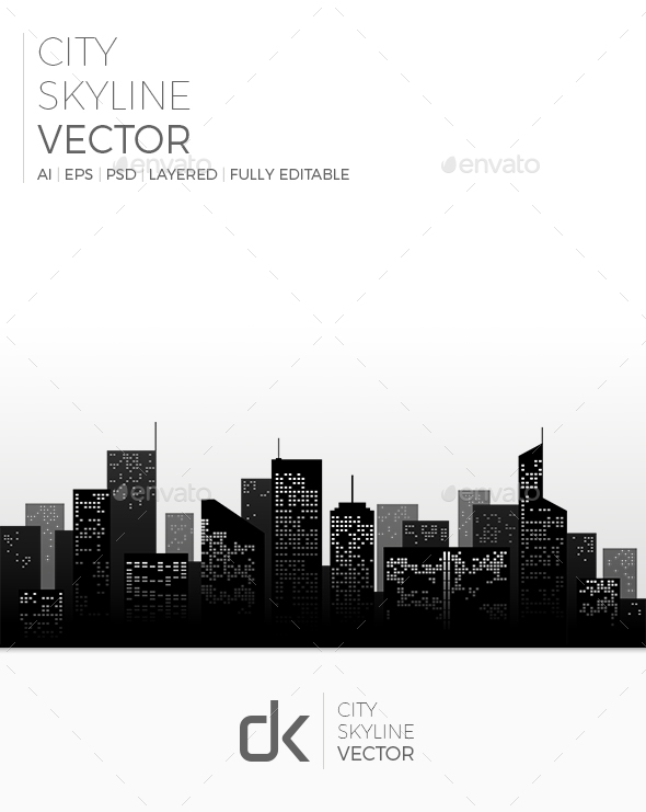 City Skyline - Buildings Objects
