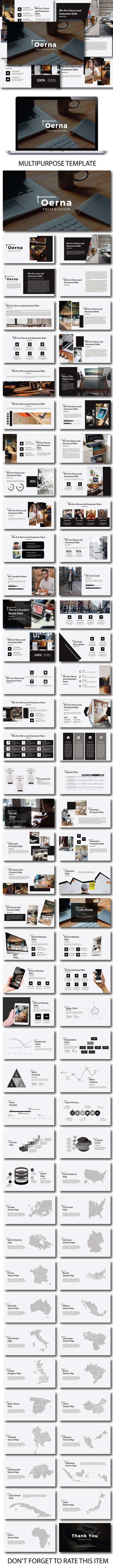 Oerna Multipurpose Powerpoint Template - PowerPoint Templates Presentation Templates