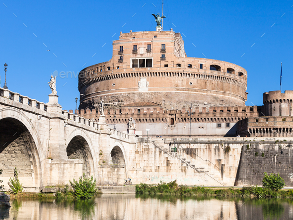 Castel Sant Angelo (Castle of the Holy Angel) - Stock Photo - Images