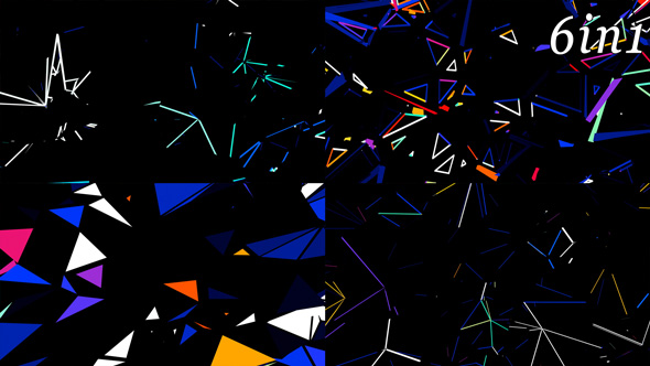 Neon Rays - VJ Loop Pack (6in1)