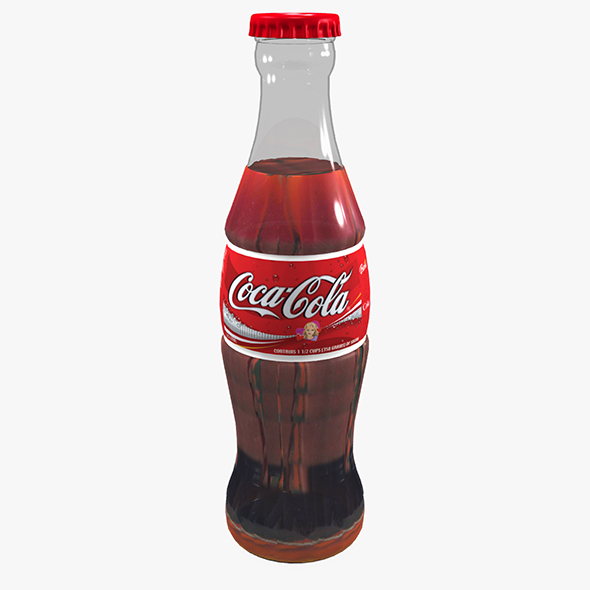 Coca Cola Bottle - 3Docean 20445338