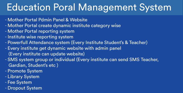 The Next Gen Education Portal Management Software + Institute ERP solution