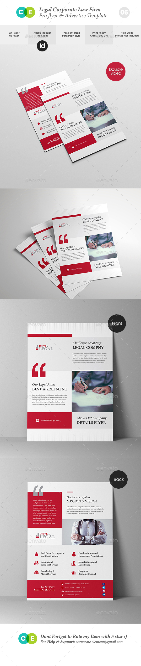 legal corporate law firm business flyer design v06 by corporate_element law flyers