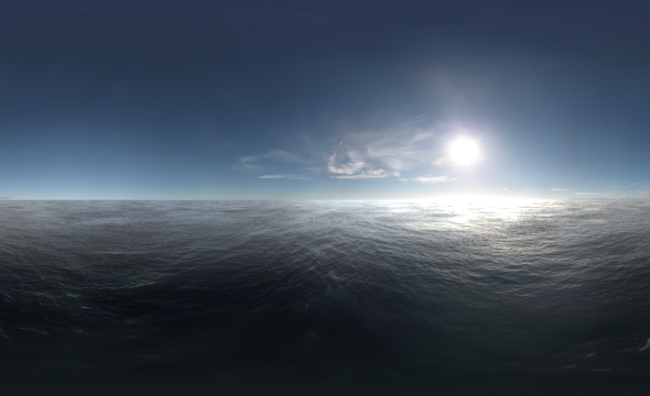 Aerial Daylight Ocean VR 360
