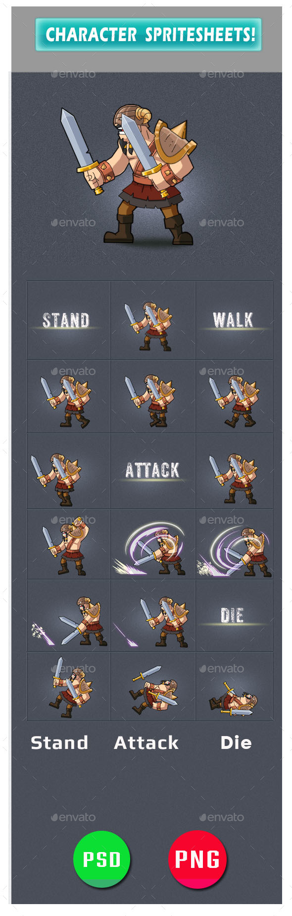 Enemy Game Assets - Sprites Game Assets