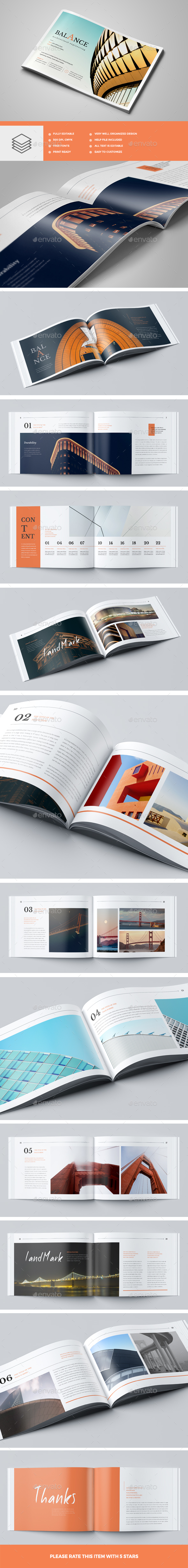 Modern Architecture Brochure 24 Pages A5 - Brochures Print Templates