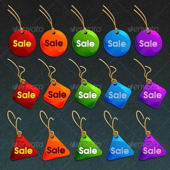 simple sales tags collection