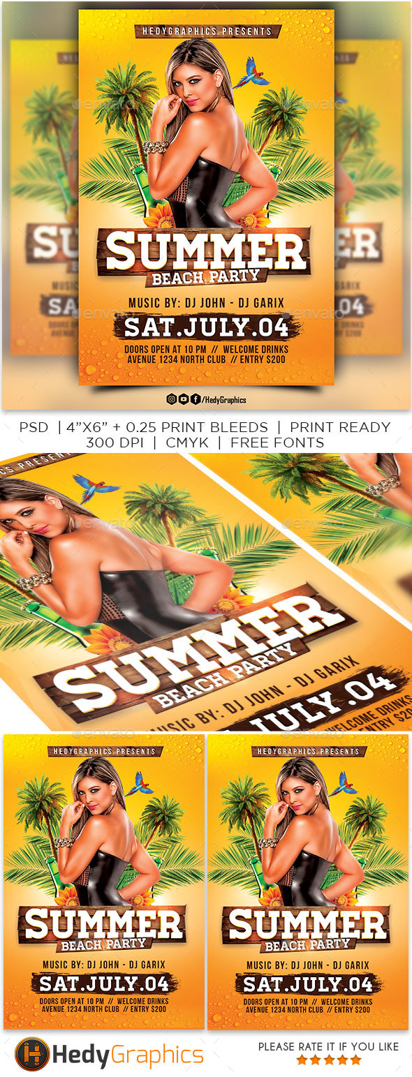 Summer Beach Party - Clubs & Parties Events