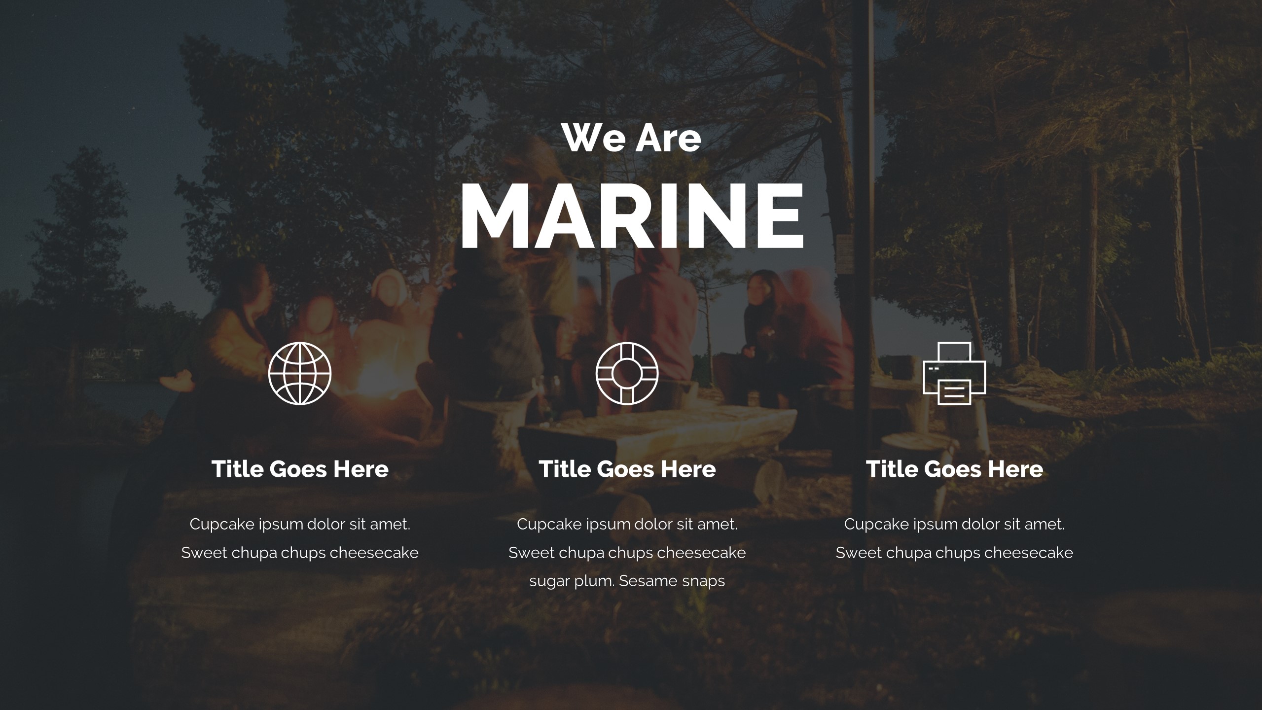 Marine Powerpoint Template by qiudesigns GraphicRiver