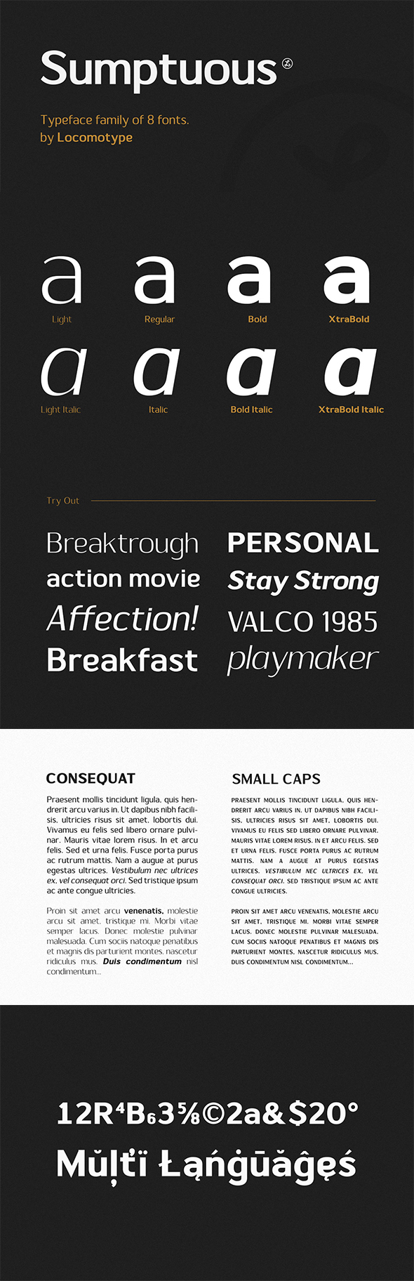 Sumptuous - Fonts