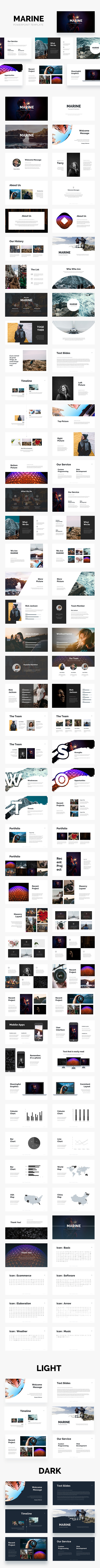 Marine - Powerpoint Template - PowerPoint Templates Presentation Templates