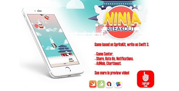 Ninja Breakout - CodeCanyon 20451282