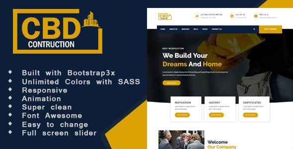 Top Construct - Construction & Business HTML5 Template