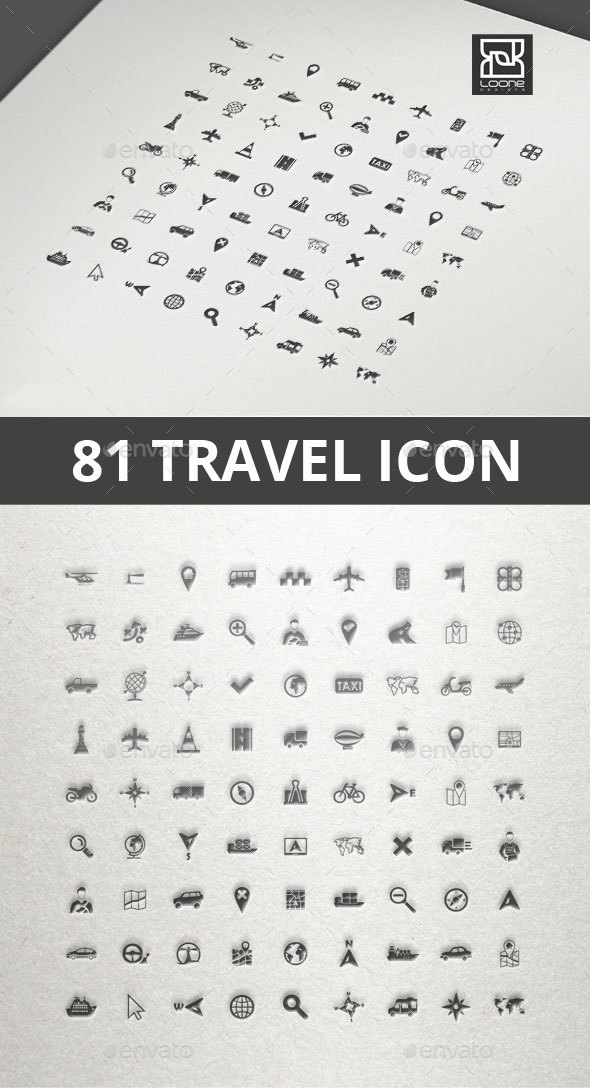 Travel Icon - Seasonal Icons