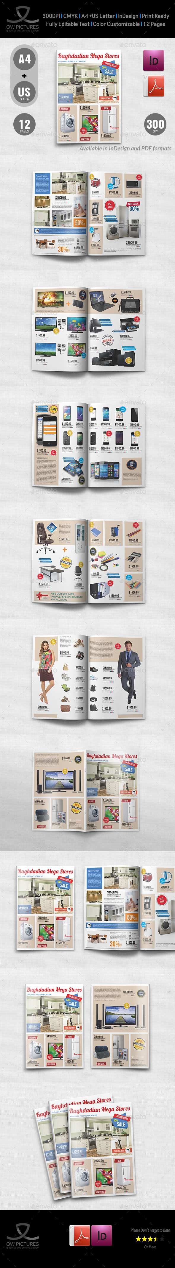 Products Catalog Brochure Template Vol.5 - Catalogs Brochures