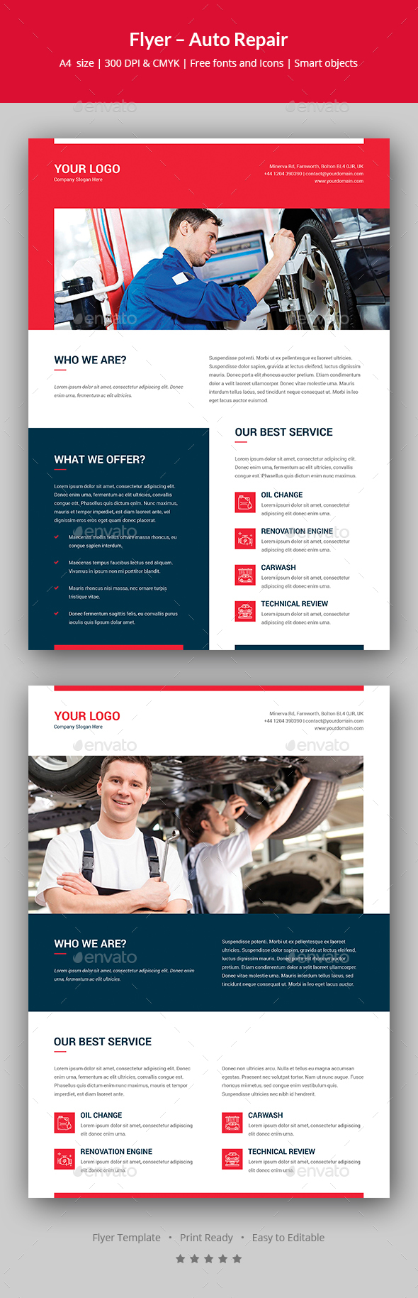 Flyer – Auto Repair - Corporate Flyers