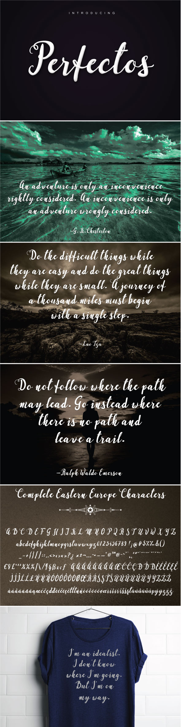 Perfectos Script - Script Fonts