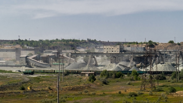 The Plant of the Production the Crushed Stone alt