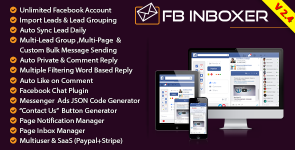 FB Inboxer - Master Facebook Messenger Marketing Software - CodeCanyon Item for Sale