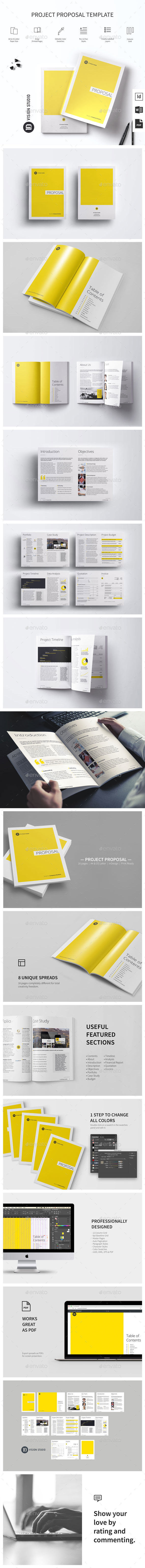 Project Proposal Template 001 - Proposals & Invoices Stationery