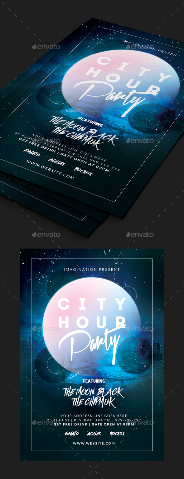 Night City Flyer - Clubs & Parties Events