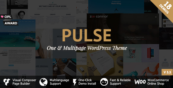 Pulse - Premier WordPress Theme - Business Corporate