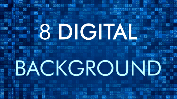 Blue Digital Background