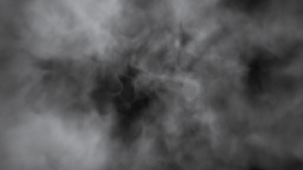 Side Wind Fog 4k - Grayscale Smoke
