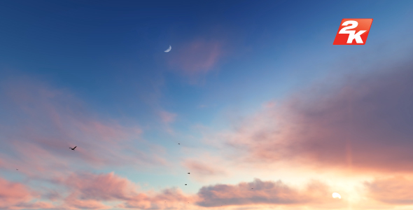 Flying Birds on Clouds