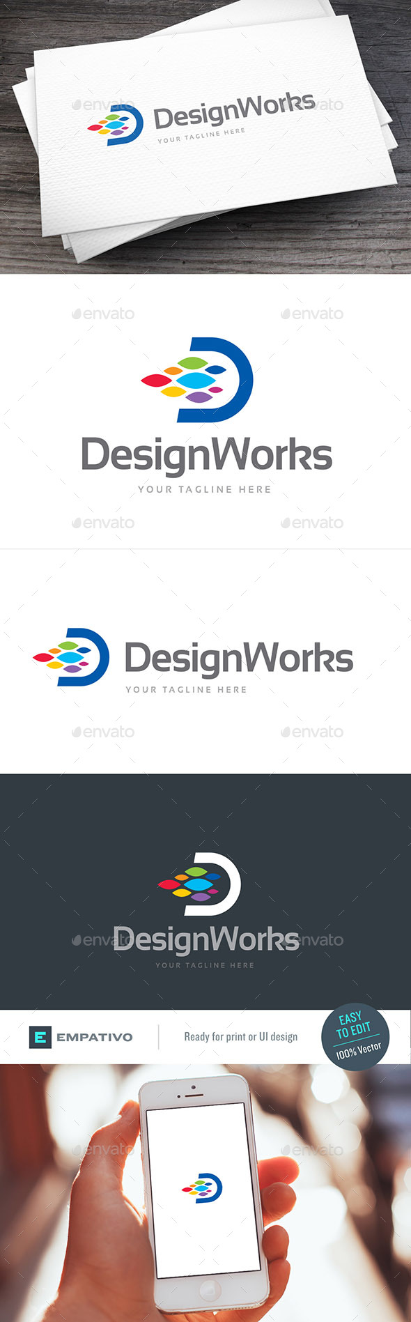 Design Works Logo Template - Letters Logo Templates