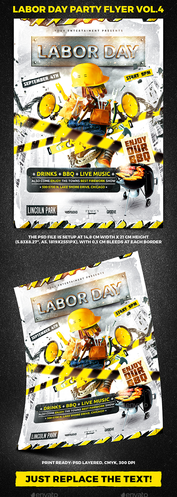 Labor Day Party Flyer vol.4 - Holidays Events