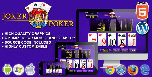 Joker poker 5 of a kind