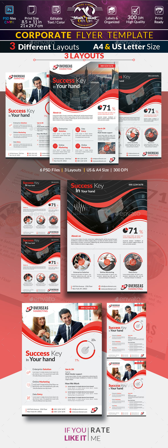 Corporate Business Flyer Template - Corporate Flyers