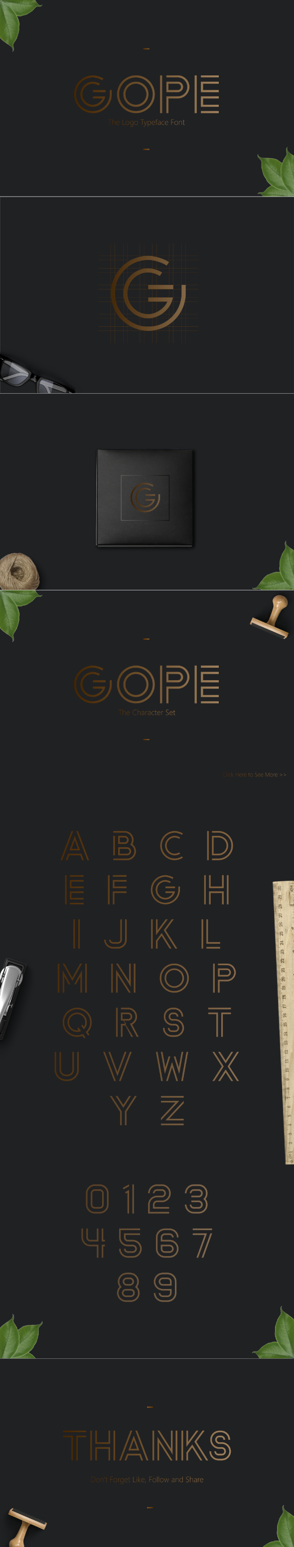 Gope Typeface - Monospaced Sans-Serif