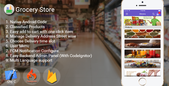 iOS Grocery StoreApp - CodeCanyon 20457244