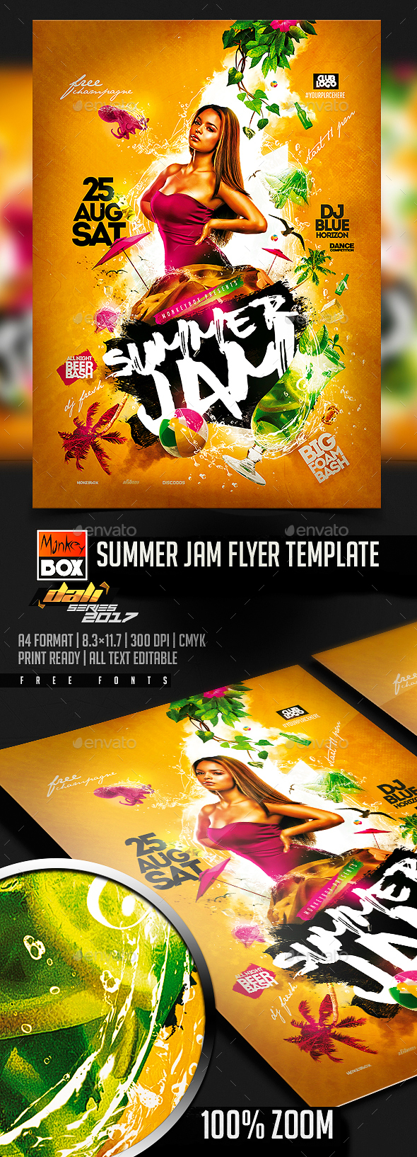 Summer Jam Flyer Template