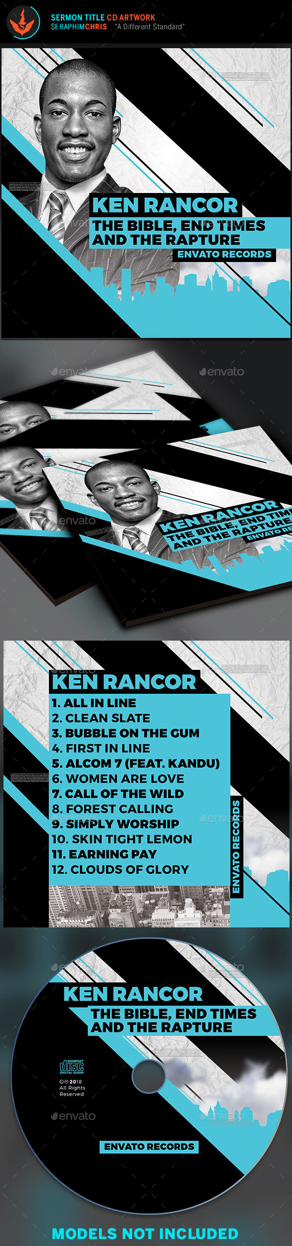 Sermon Title CD Artwork Template - CD & DVD Artwork Print Templates