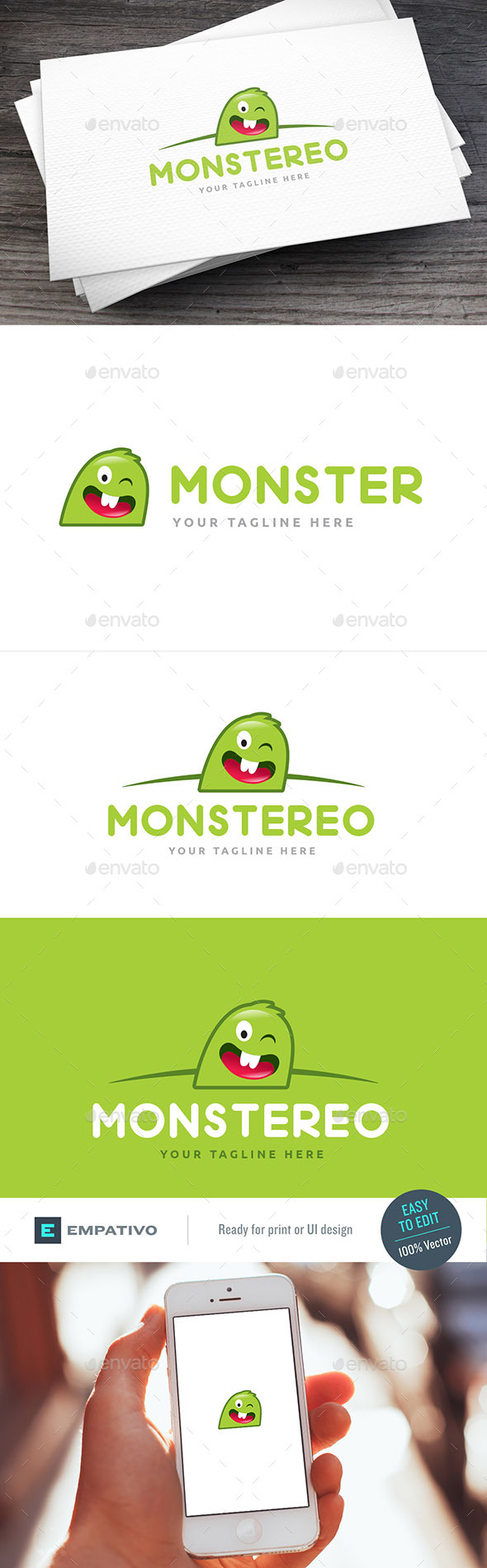 Monster Logo Template - Symbols Logo Templates