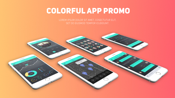 Colorful App Promo - VideoHive 20458792