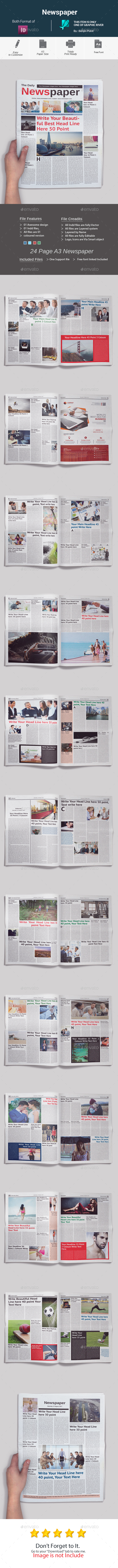 GraphicRiver Newspaper 20457281 GraphicRiver Newspaper 20457281